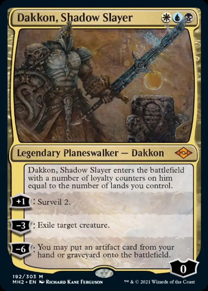Dakkon Shadow Slayer [Modern Horizons 2] - MTG Single