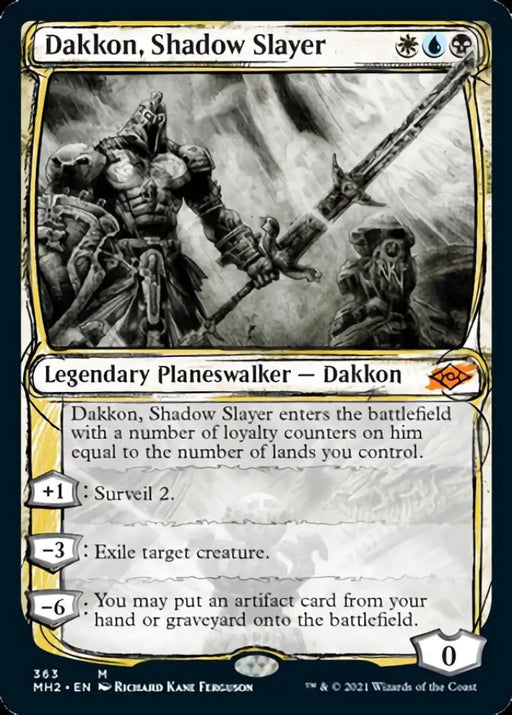 Dakkon Shadow Slayer (Sketch) [Modern Horizons 2] - MTG Single
