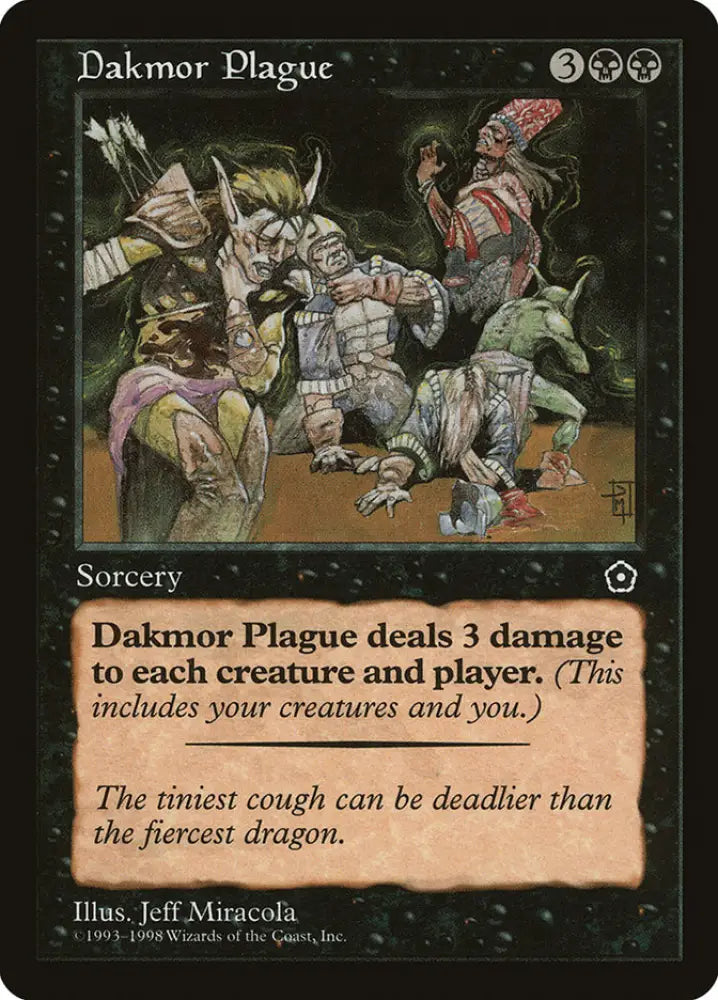 Dakmor Plague [Portal Second Age] - MTG Single