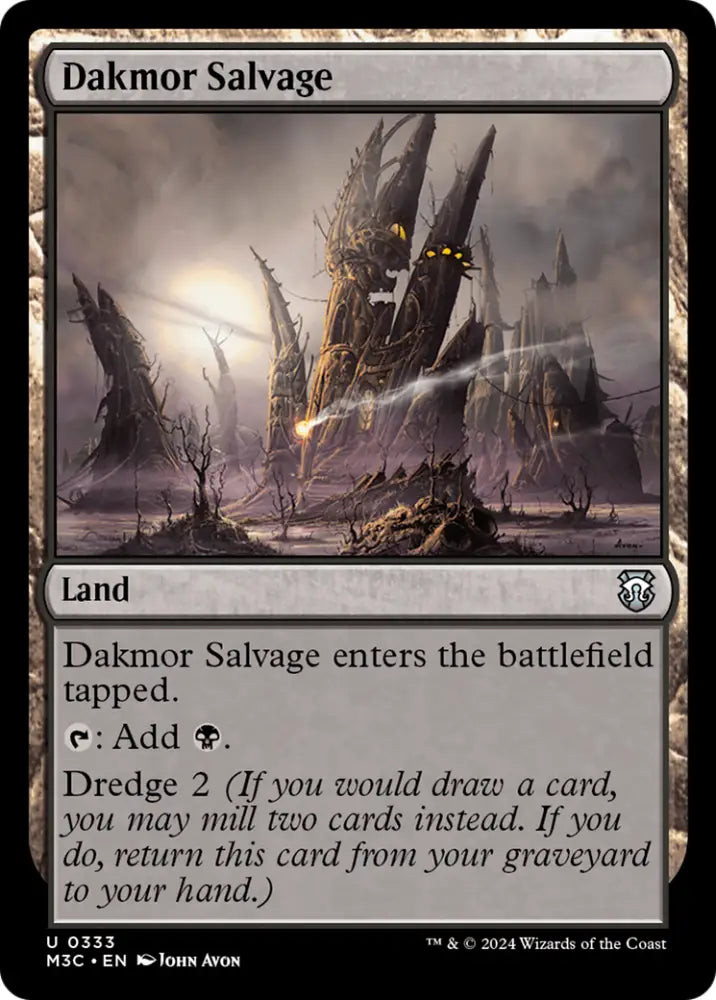 Dakmor Salvage (Ripple Foil) [Modern Horizons 3 Commander] - MTG Single