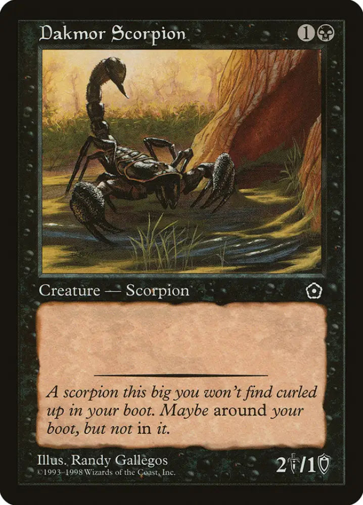 Dakmor Scorpion [Portal Second Age] - MTG Single