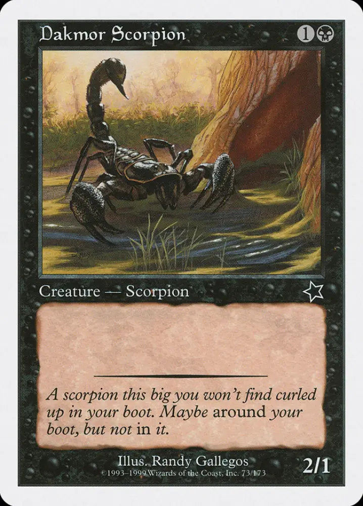 Dakmor Scorpion [Starter 1999] - MTG Single