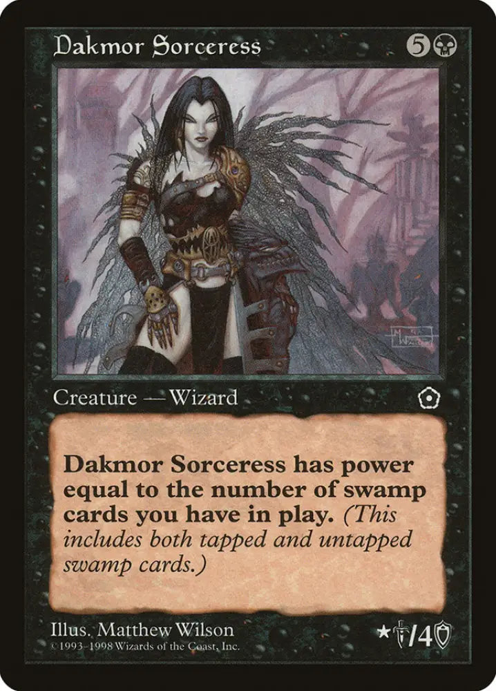 Dakmor Sorceress [Portal Second Age] - MTG Single