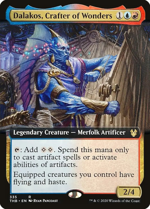 Dalakos Crafter of Wonders (Extended Art) [Theros Beyond Death] - MTG Single