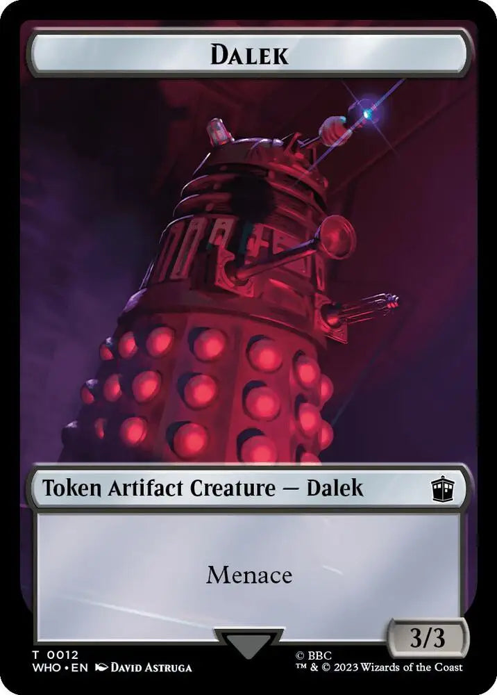 Dalek // Cyberman Double-Sided Token (12 // 24) [Doctor Who]