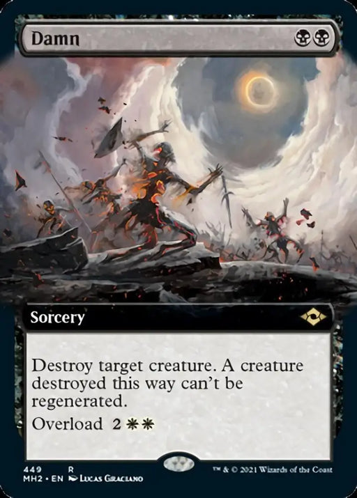 Damn (Extended Art) [Modern Horizons 2] - MTG Single