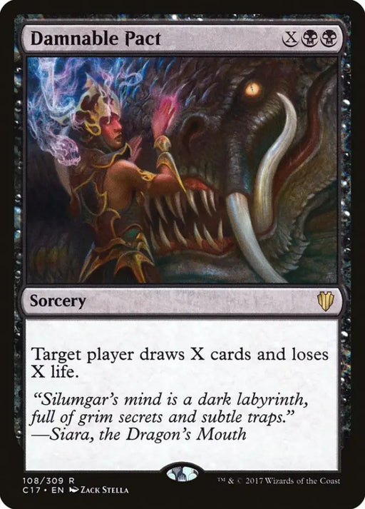 Damnable Pact [Commander 2017] - MTG Single
