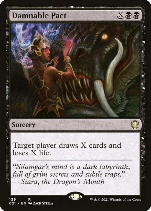 Damnable Pact [Commander 2021] - MTG Single