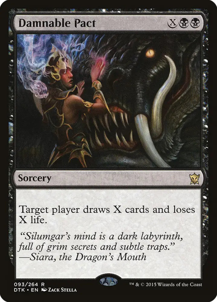 Damnable Pact [Dragons of Tarkir] - MTG Single
