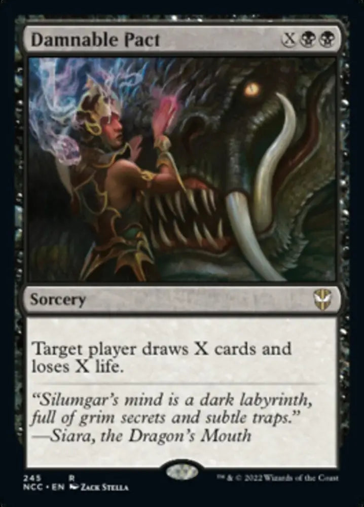 Damnable Pact [Streets of New Capenna Commander] - MTG Single