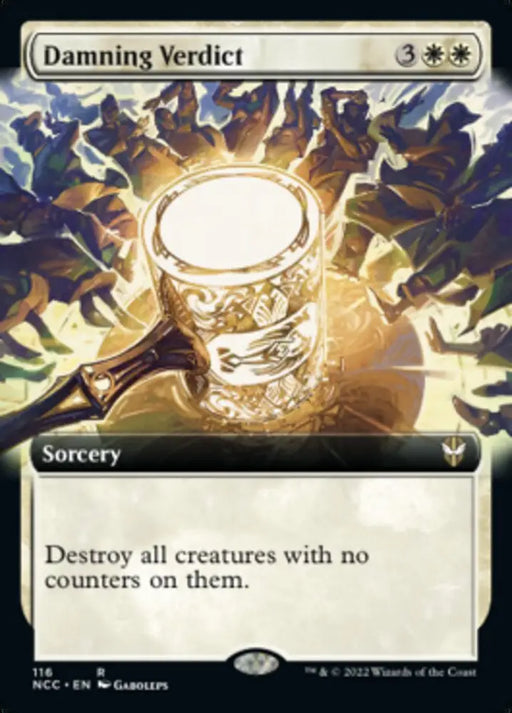 Damning Verdict (Extended Art) [Streets of New Capenna Commander] - MTG Single