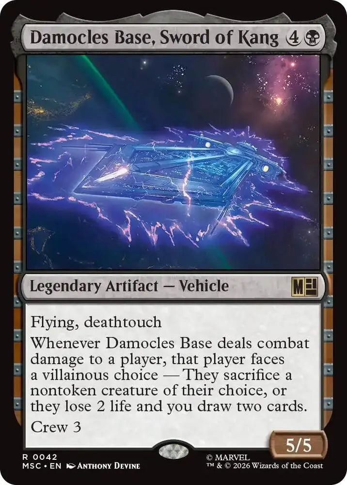 Damocles Base, Sword of Kang (42) [Marvel Super Heroes Commander]