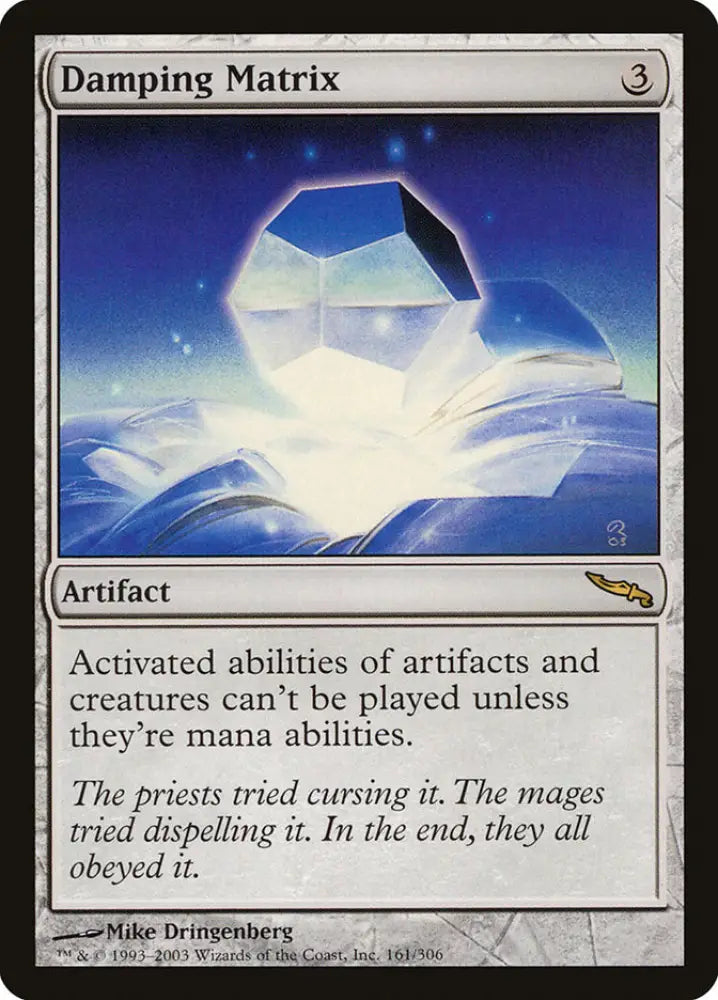 Damping Matrix [Mirrodin] - MTG Single