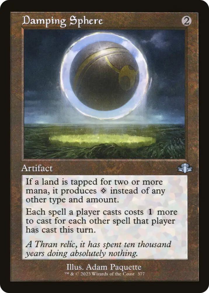 Damping Sphere (Retro) [Dominaria Remastered] - MTG Single