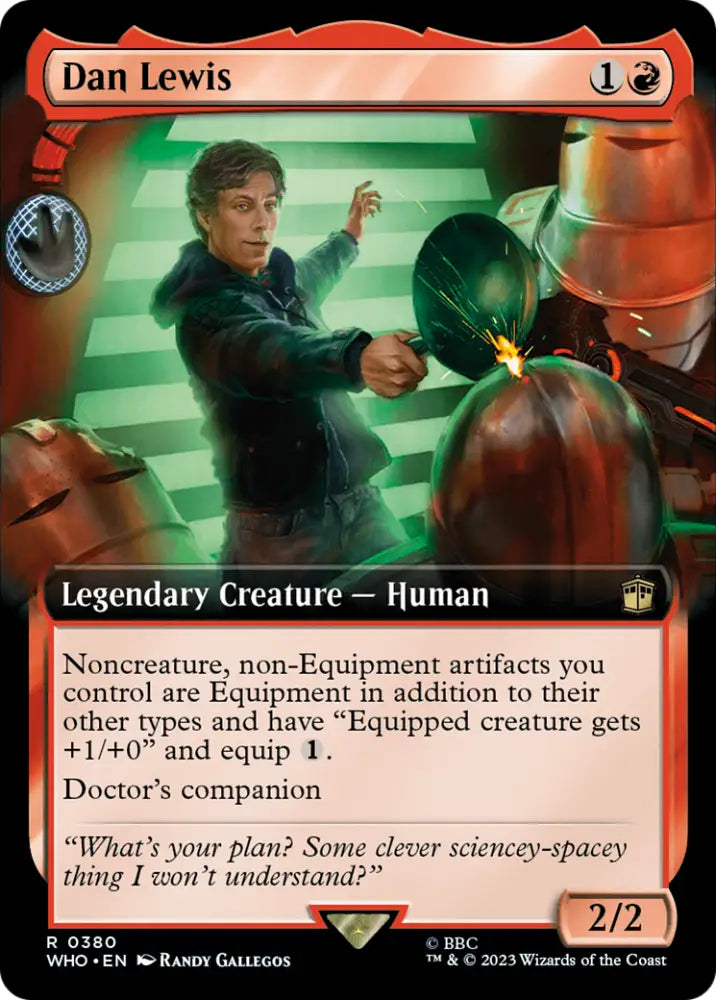 Dan Lewis (Extended Art) [Doctor Who] - MTG Single