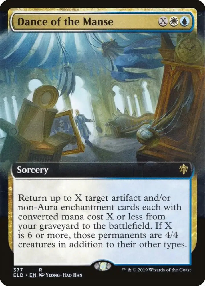 Dance of the Manse (Extended Art) [Throne of Eldraine] - MTG Single