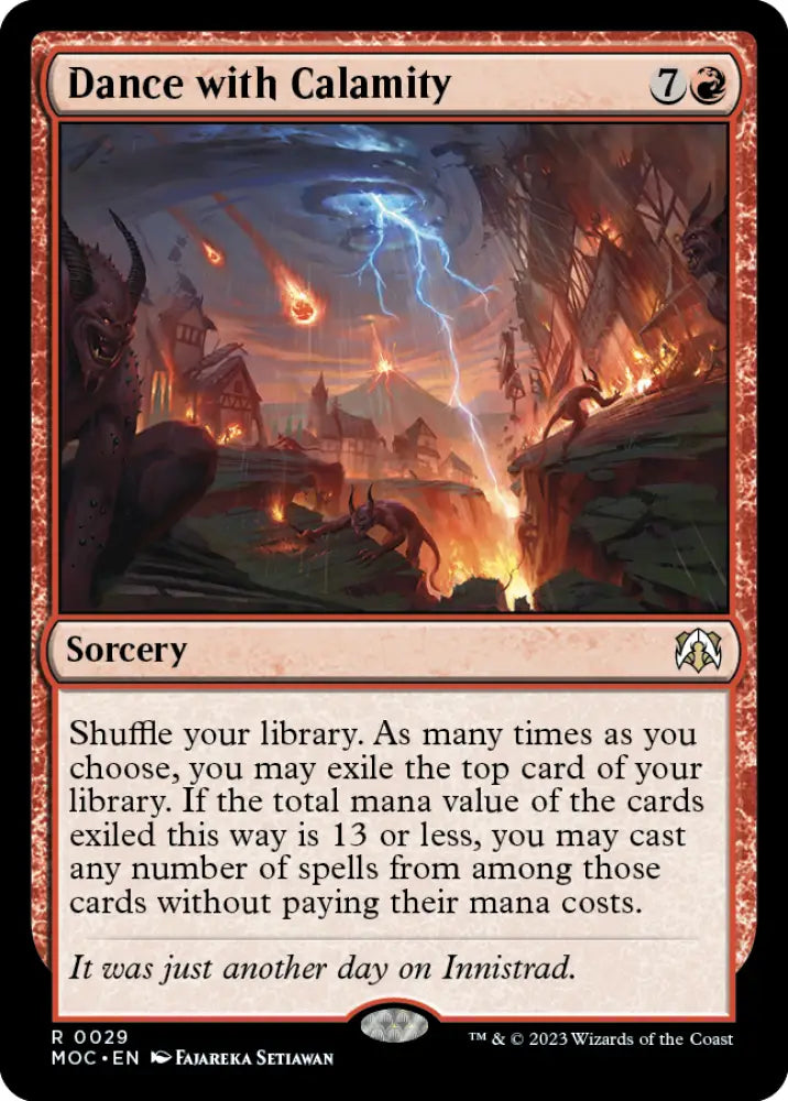 Dance with Calamity [March of the Machine Commander] - MTG Single