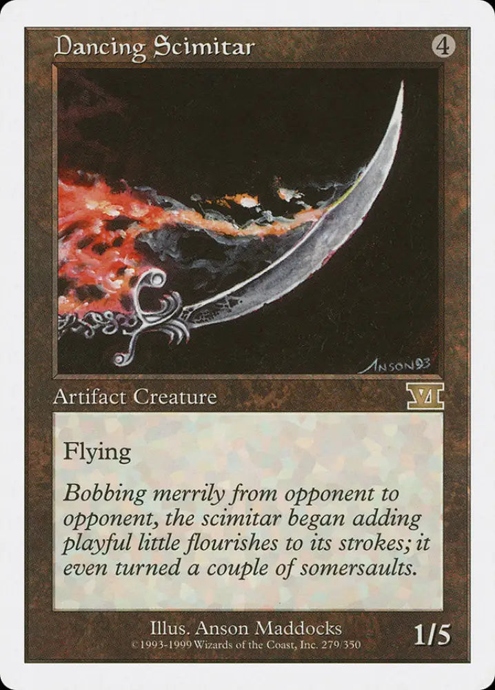 Dancing Scimitar [Classic Sixth Edition] - MTG Single