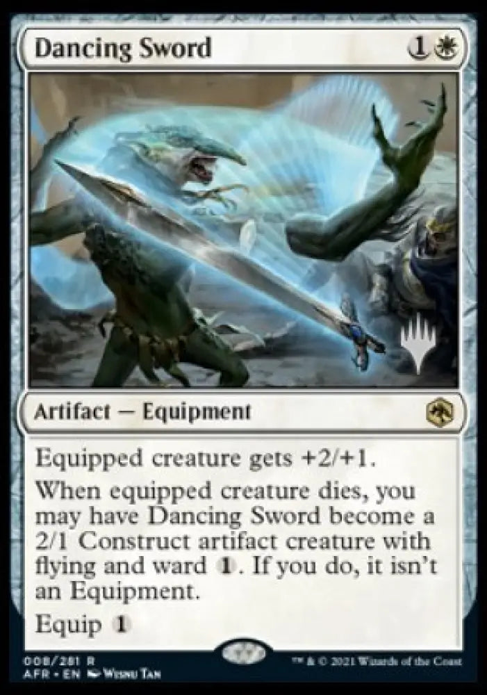 Dancing Sword (Promo Pack) [Dungeons & Dragons: Adventures in the Forgotten Realms Promos] - MTG Single