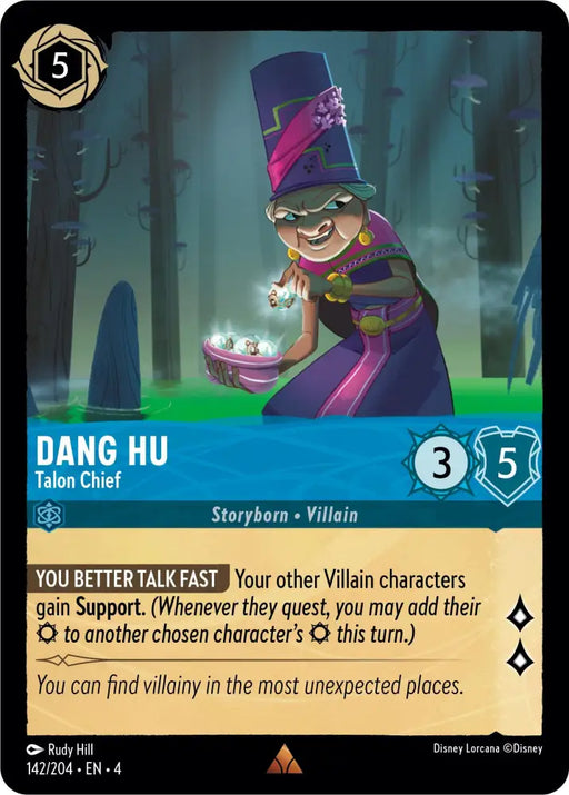 Dang Hu - Talon Chief (142/204) [Ursula’s Return] - Lorcana Single
