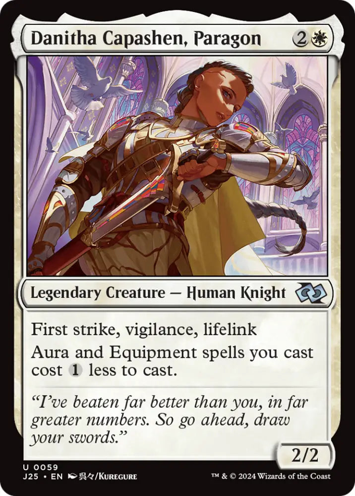 Danitha Capashen Paragon (Anime) [Foundations Jumpstart] - MTG Single
