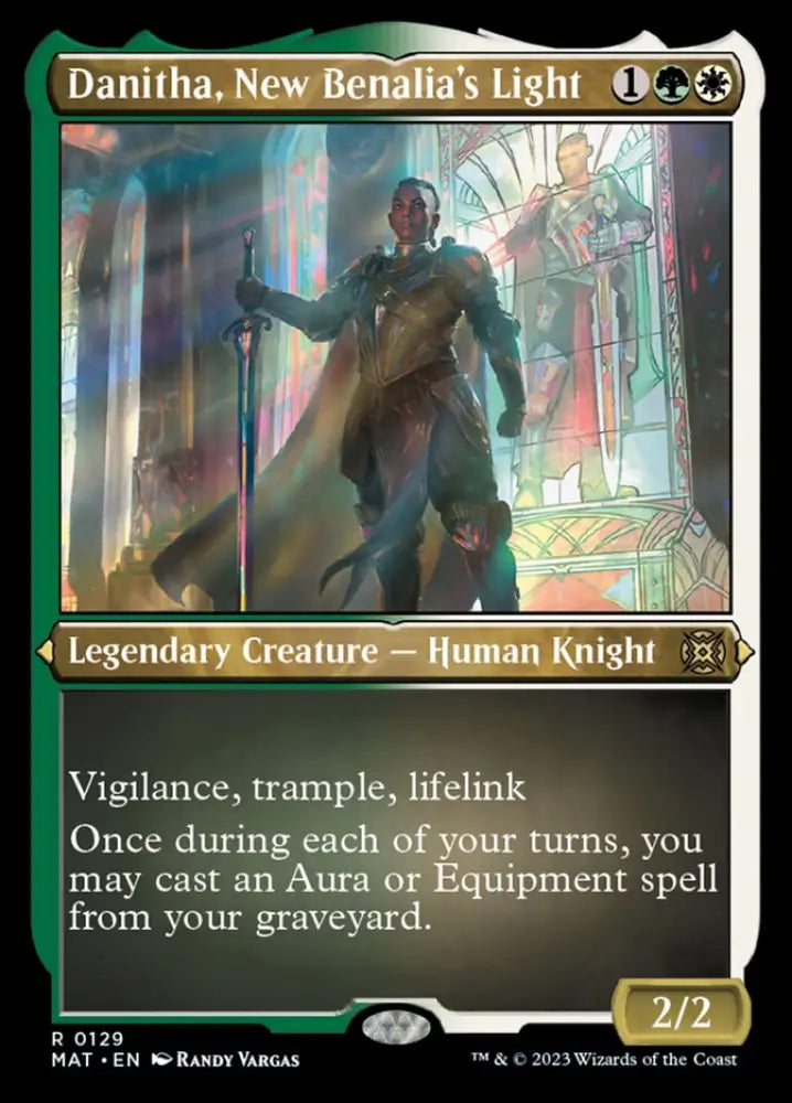Danitha New Benalia’s Light (Foil Etched) [March of the Machine: The Aftermath] - MTG Single