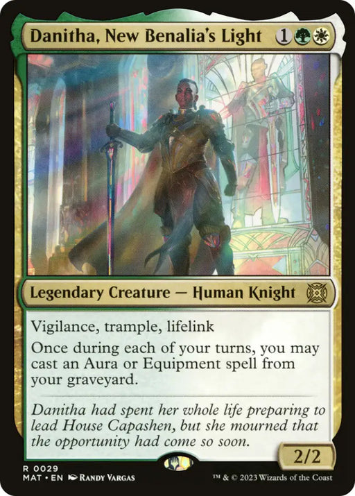 Danitha New Benalia’s Light [March of the Machine: The Aftermath] - MTG Single