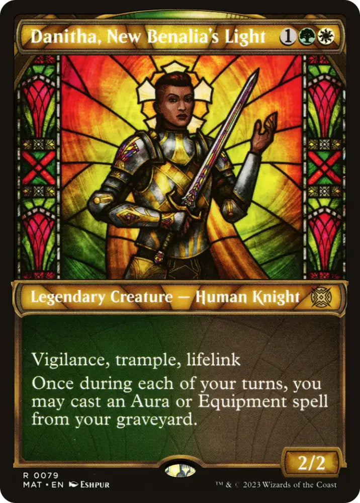 Danitha New Benalia’s Light (Showcase) [March of the Machine: The Aftermath] - MTG Single