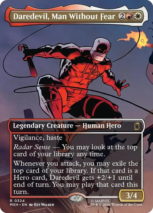 Daredevil, Man Without Fear (Borderless) (0324) [Marvel Super Heroes]