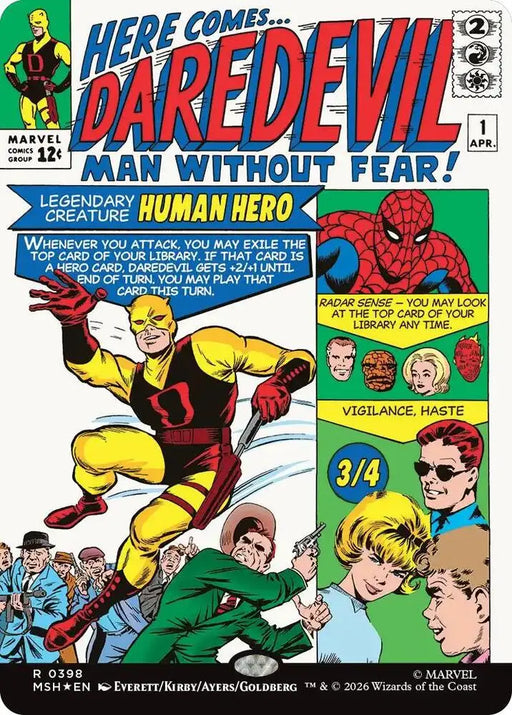 Daredevil, Man Without Fear (Borderless) (0398) [Marvel Super Heroes]