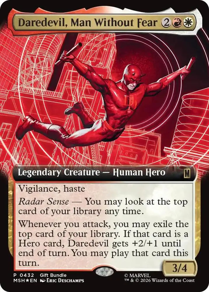 Daredevil, Man Without Fear (Extended Art) (432) [Unique and Miscellaneous Promos]