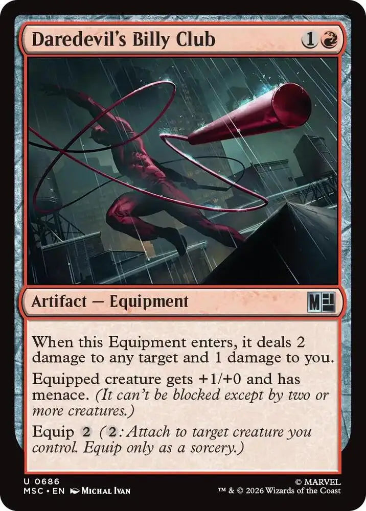 Daredevil's Billy Club (686) [Marvel Super Heroes Commander]