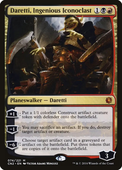 Daretti Ingenious Iconoclast [Conspiracy: Take the Crown] - MTG Single