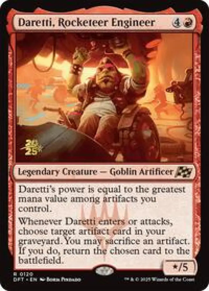Daretti, Rocketeer Engineer (120) [Prerelease Cards]