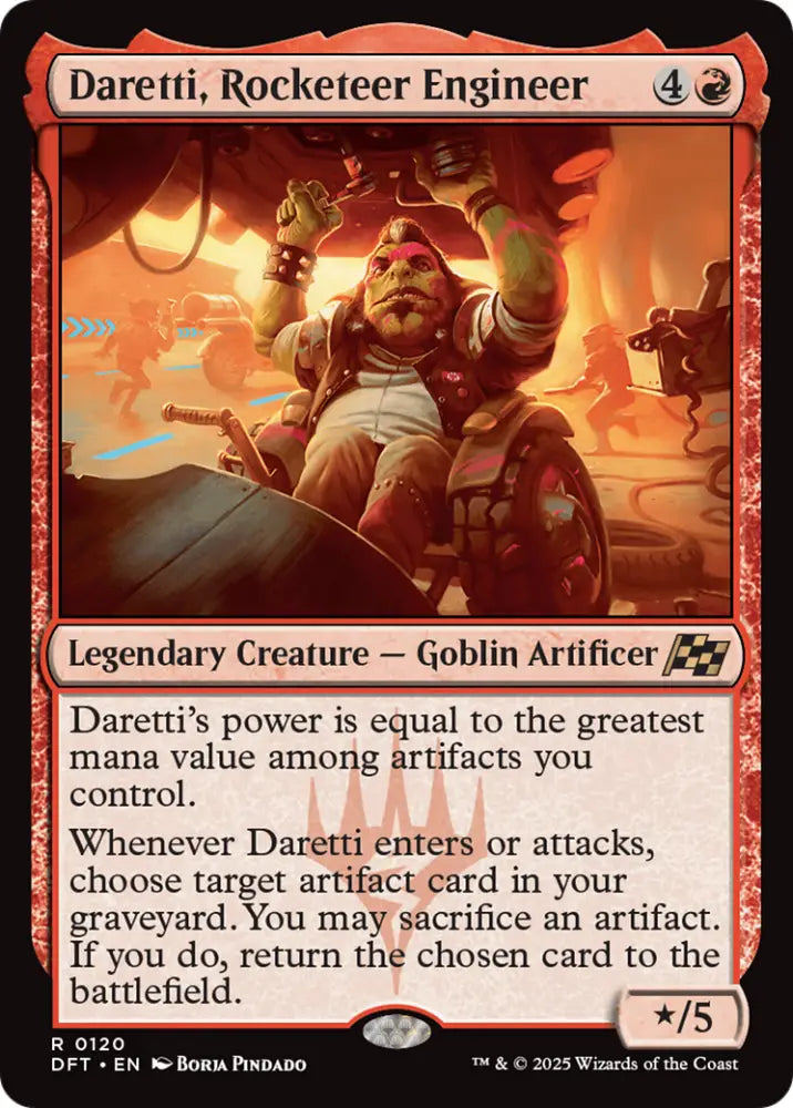 Daretti Rocketeer Engineer [Aetherdrift] - MTG Single