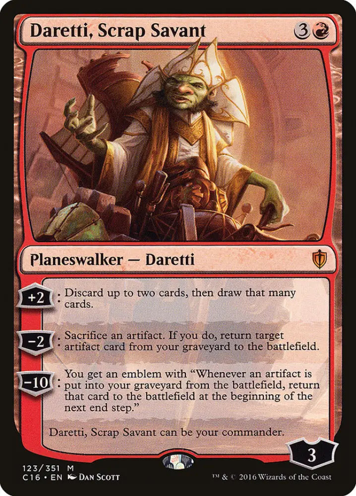 Daretti Scrap Savant [Commander 2016] - MTG Single