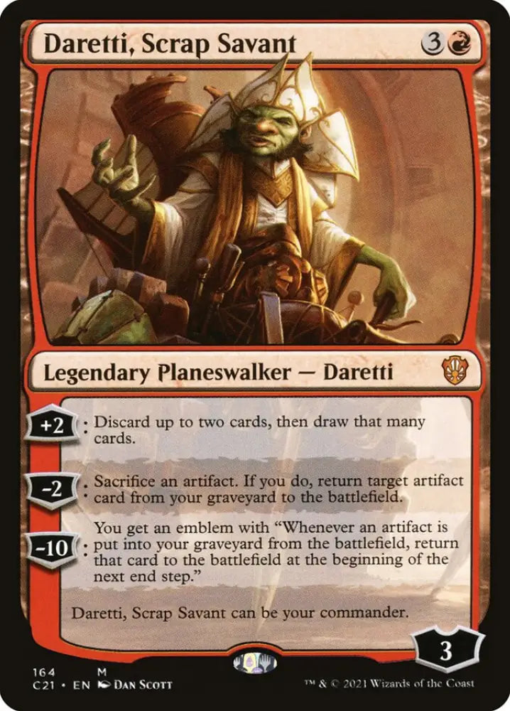Daretti Scrap Savant [Commander 2021] - MTG Single