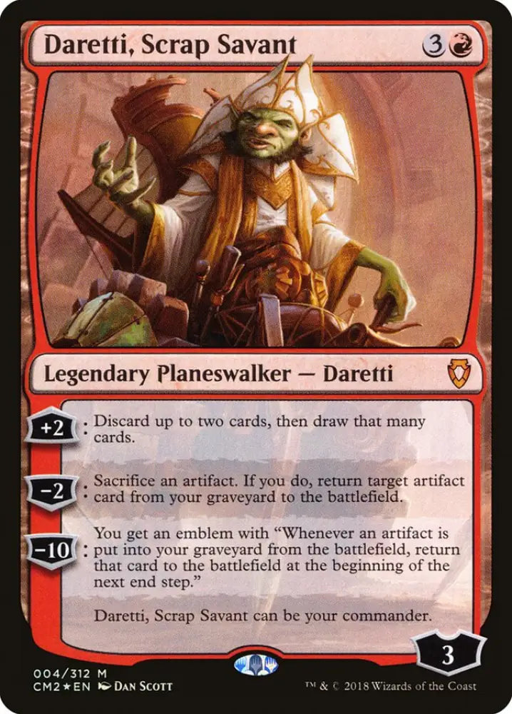 Daretti Scrap Savant [Commander Anthology Volume II] - MTG Single