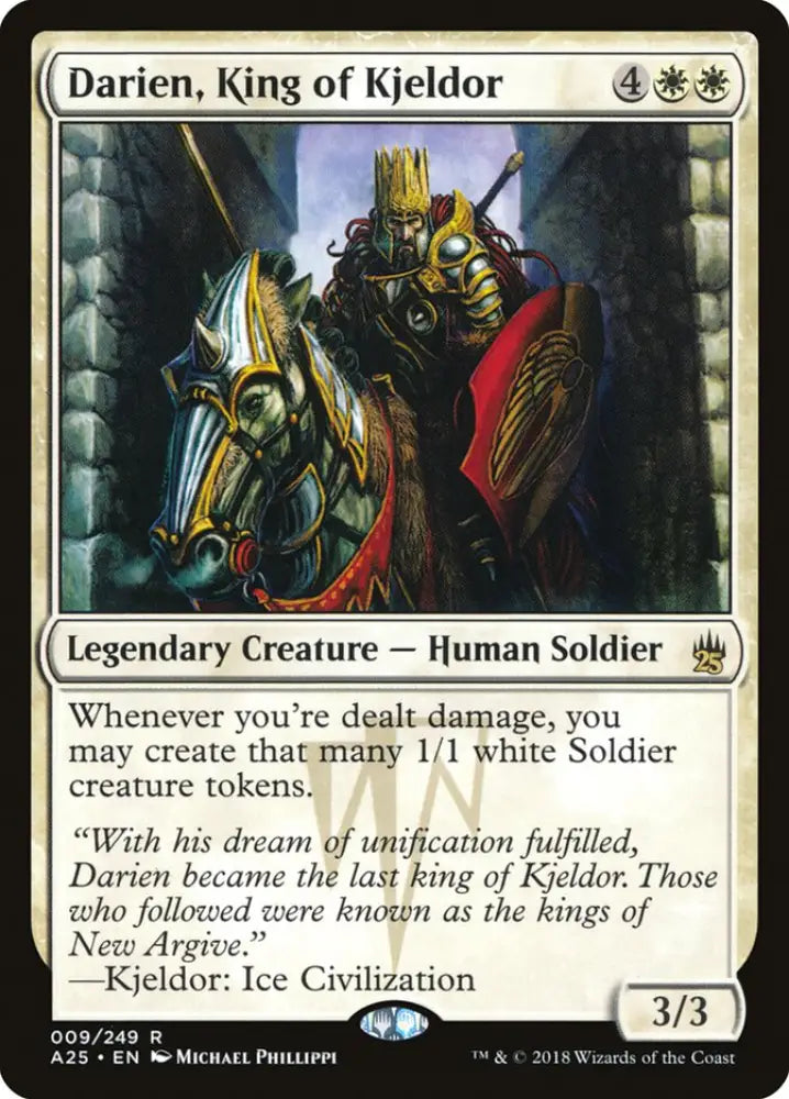 Darien King of Kjeldor [Masters 25] - MTG Single