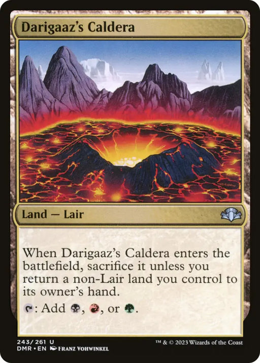 Darigaaz’s Caldera [Dominaria Remastered] - MTG Single
