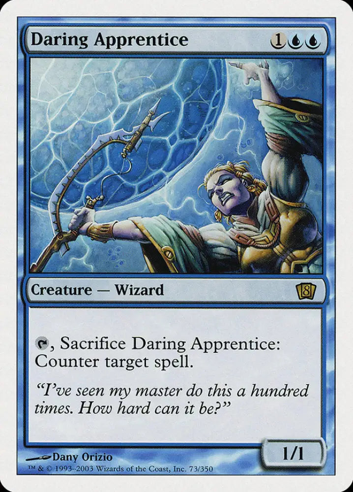 Daring Apprentice (73) [Eighth Edition] - MTG Single
