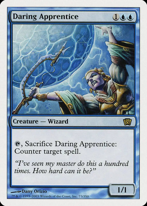 Daring Apprentice (73) [Eighth Edition] - MTG Single