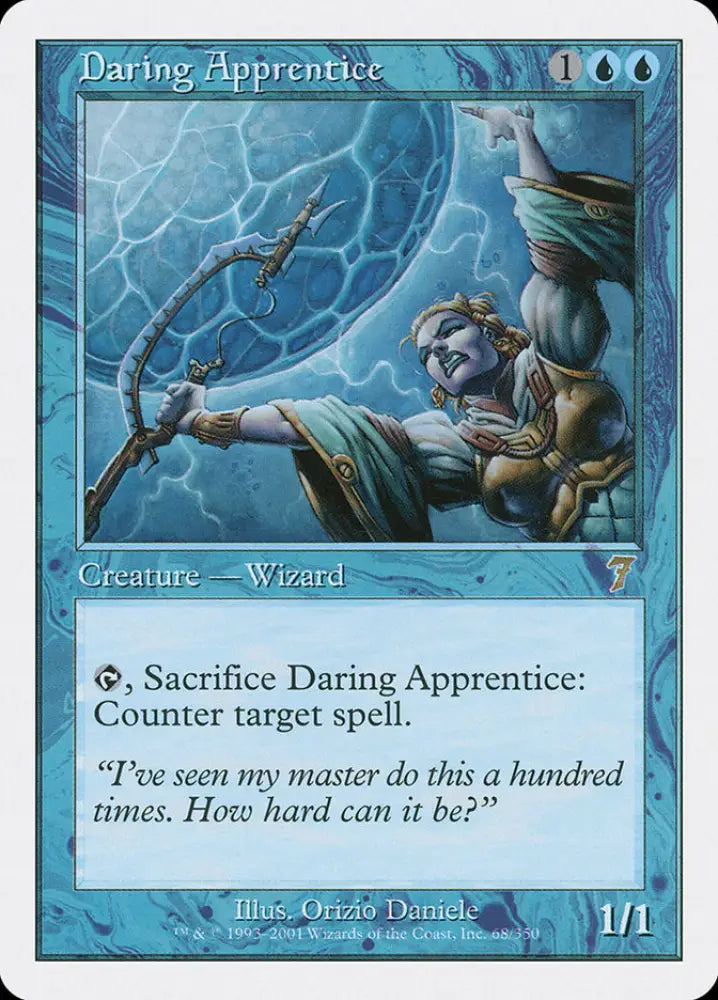 Daring Apprentice [Seventh Edition] - MTG Single