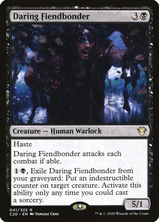 Daring Fiendbonder [Commander 2020] - MTG Single