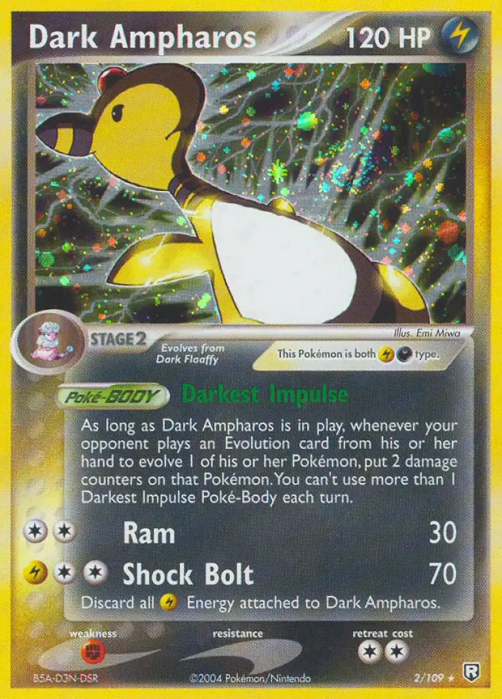 Dark Ampharos (2/109) [EX: Team Rocket Returns] - Pokemon Single