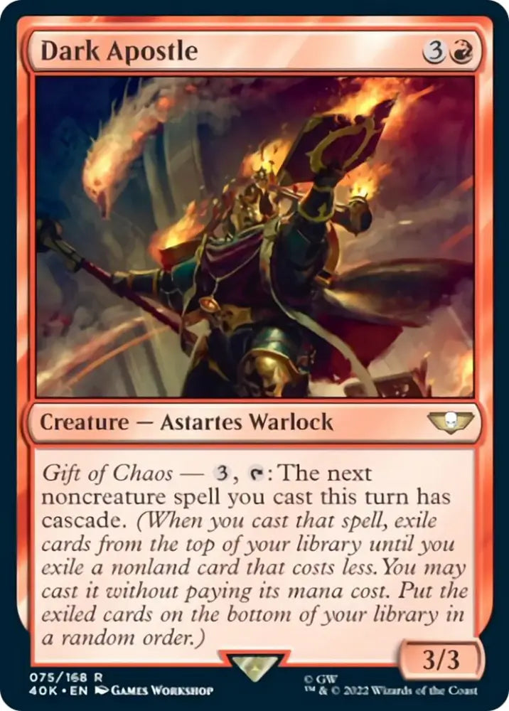 Dark Apostle [Warhammer 40,000] - MTG Single