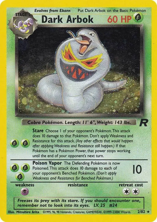 Dark Arbok (2/82) [Team Rocket Unlimited] - Pokemon Single