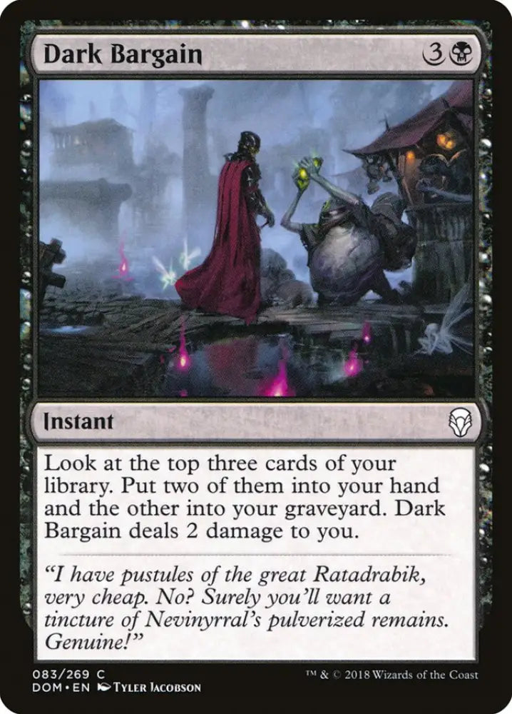 Dark Bargain [Dominaria] - MTG Single