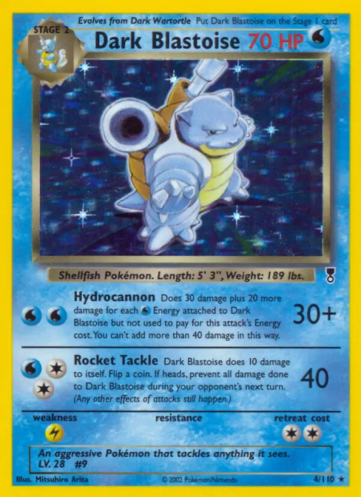 Dark Blastoise (4/110) (WotC) (Theme Deck Exclusive) [Legendary Collection] - Pokemon Single