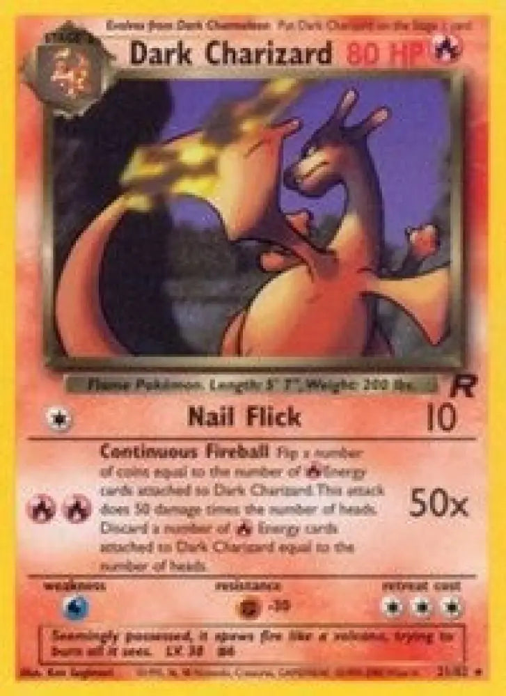 Dark Charizard (21/82) [Team Rocket Unlimited] - Pokemon Single